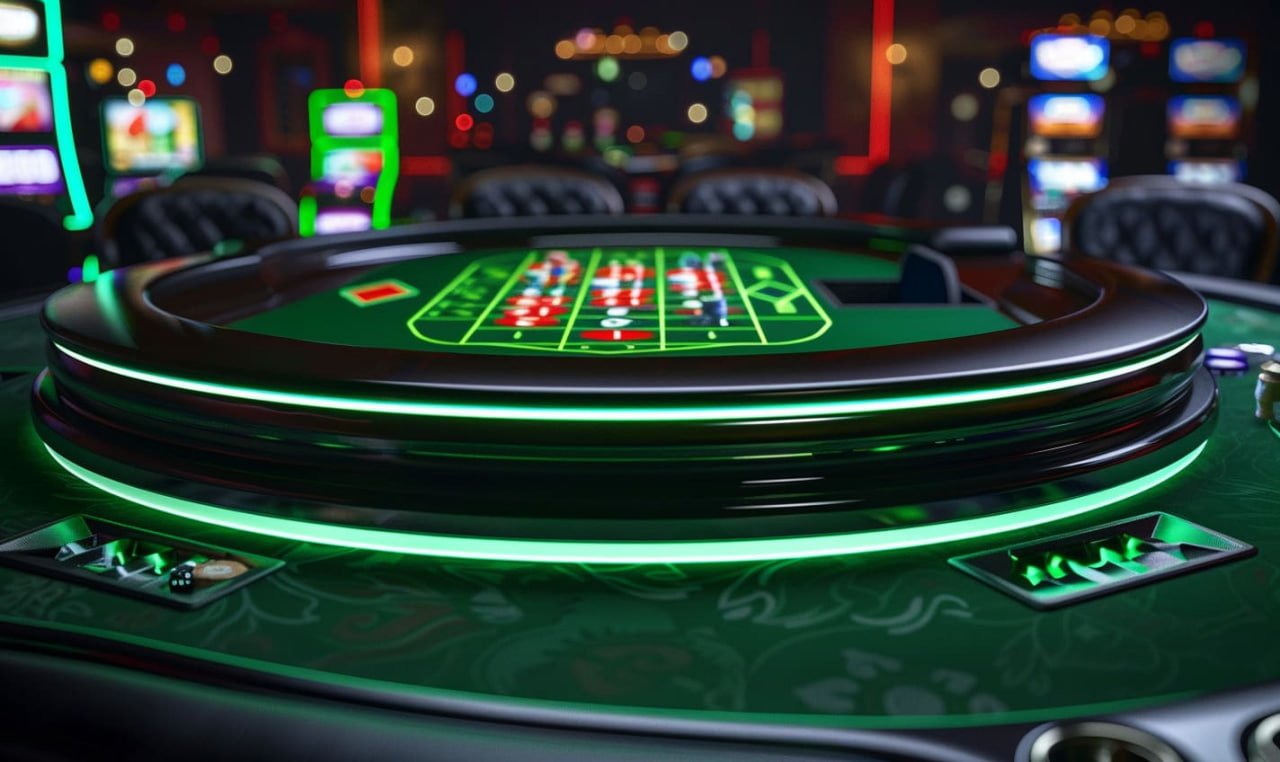 Meja American Roulette dengan grid taruhan lengkap di natuna 4d
